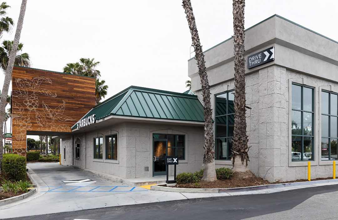 Starbucks Buena Park Precision Wallcovering & Painting Serving