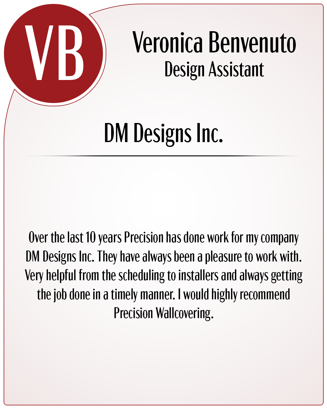 Client Review - Veronica Benvenuto 2